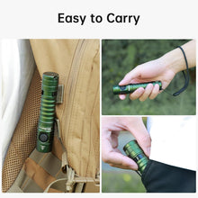 Load image into Gallery viewer, Compact Rechargeable LED Flashlight - IP68 Rated Waterproof &amp; Magnetic Tail Cap