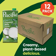 Load image into Gallery viewer, Original Organic Coconut Milk, 32 oz Cartons - Lactose-Free Plant Milk Pack