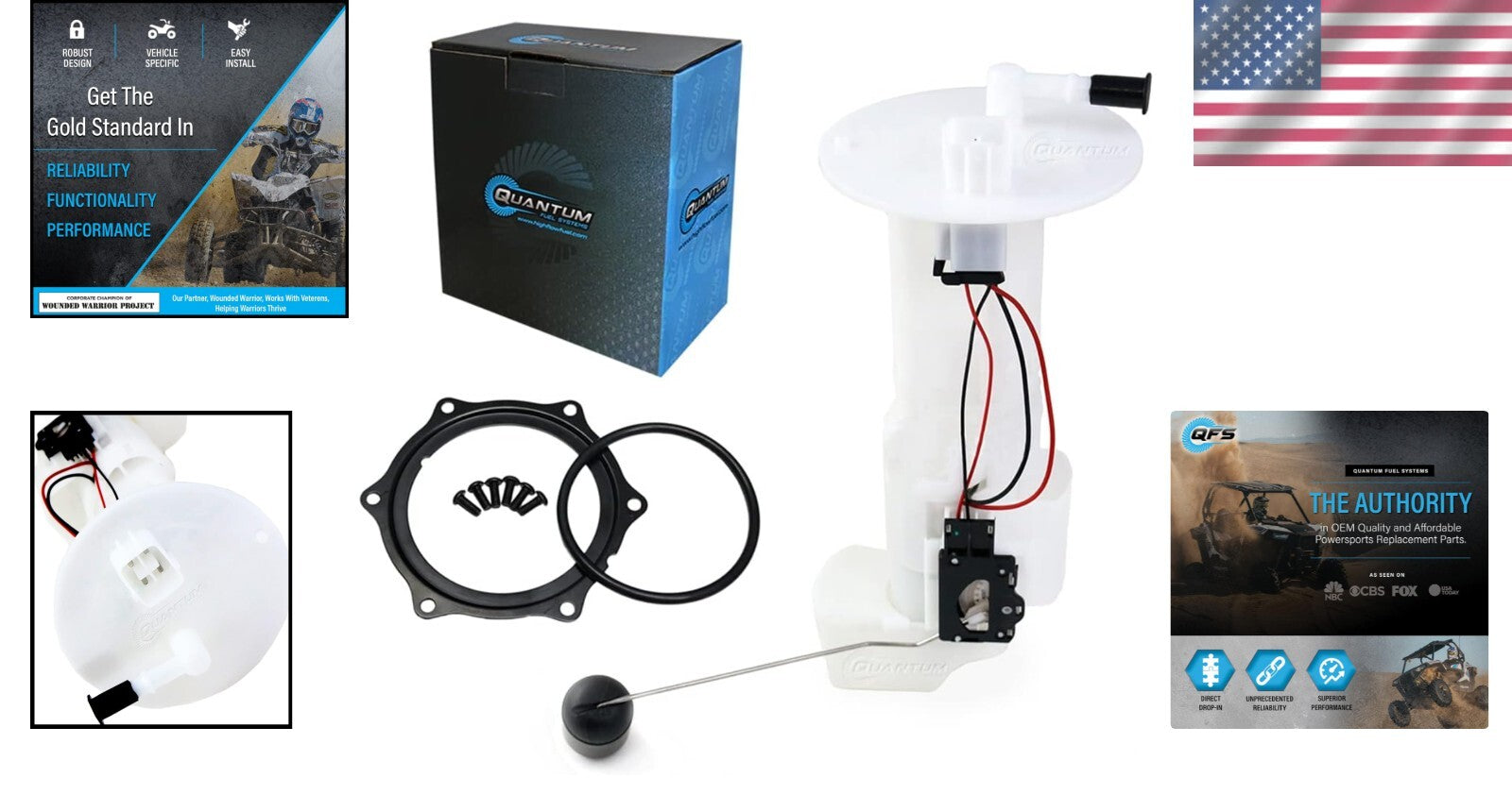 Efficient OEM Fuel Pump Assembly for Kawasaki Vehicles - Tank Mount Installation