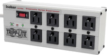 Load image into Gallery viewer, 25ft Surge Protector Power Strip - 8 Outlets, Metal Housing &amp; Lifetime Insurance
