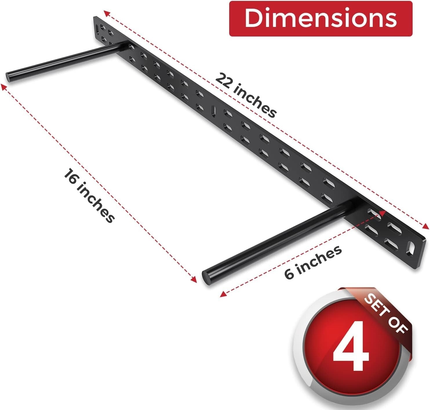 Versatile Floating Shelf Support Brackets - Hidden Hardware with Precision Jig