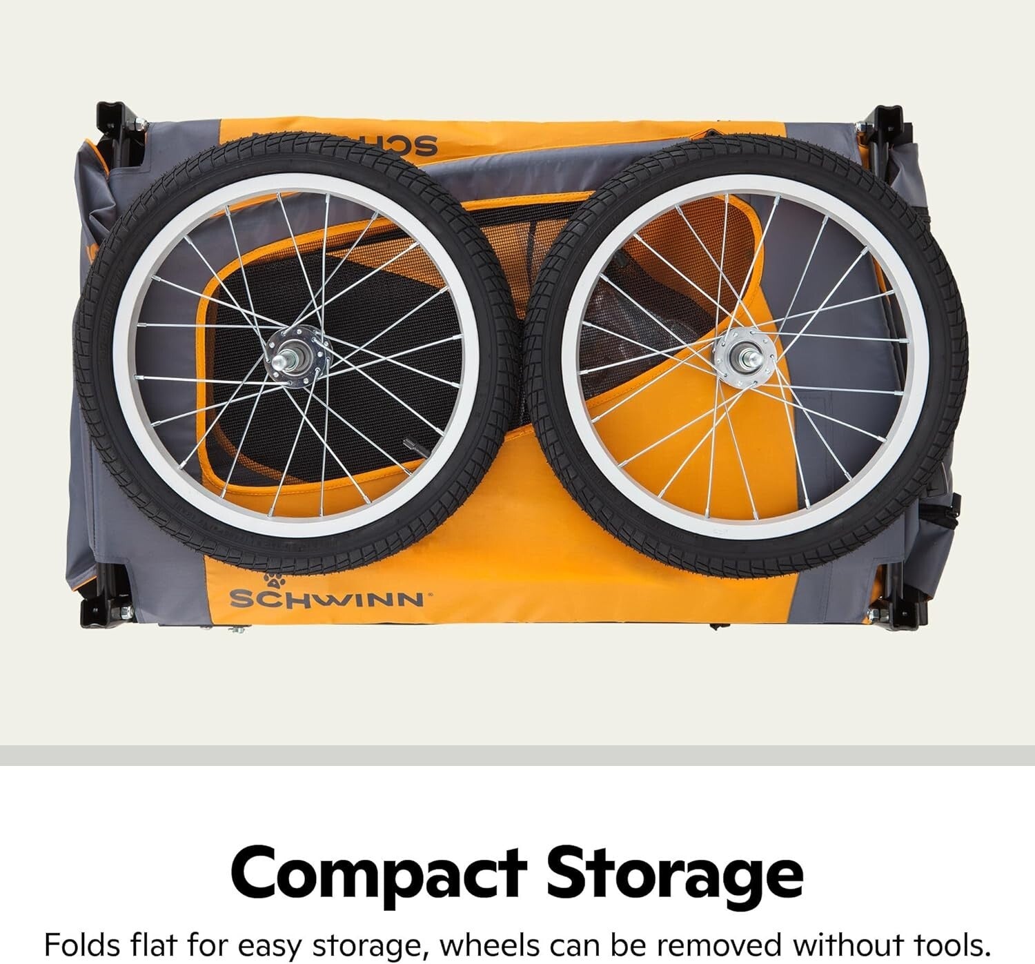 Rascal Dog Bike Trailer & Carrier for Pets Up to 50lbs - Foldable & Versatile