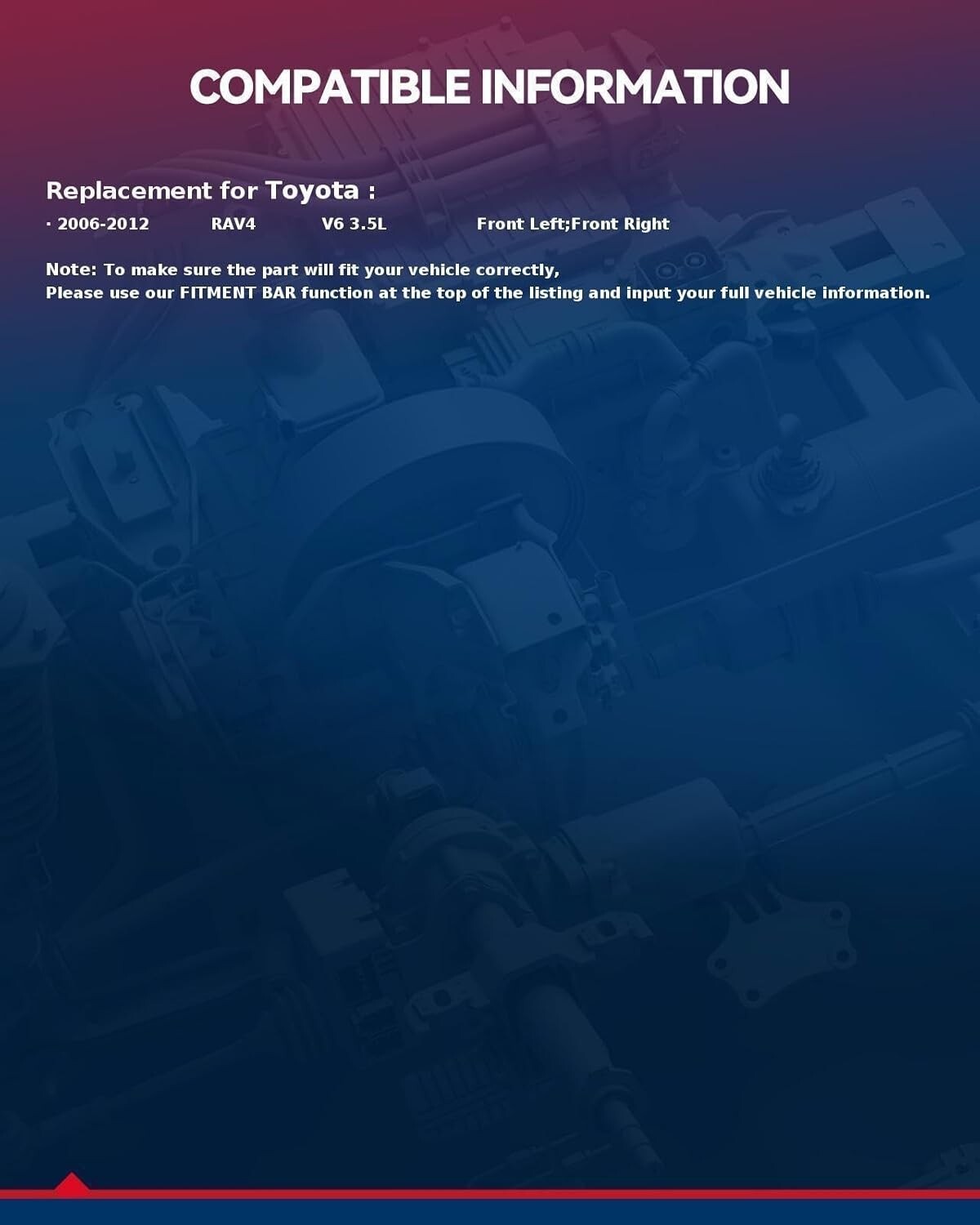 Front Strut & Coil Spring Set (272276/272275) for RAV4 2006-2012 - Easy Install