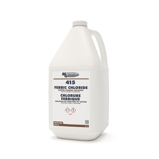 Ferric Chloride Copper Etchant Solution, 4L Liquid - Aggressive Metal Etching