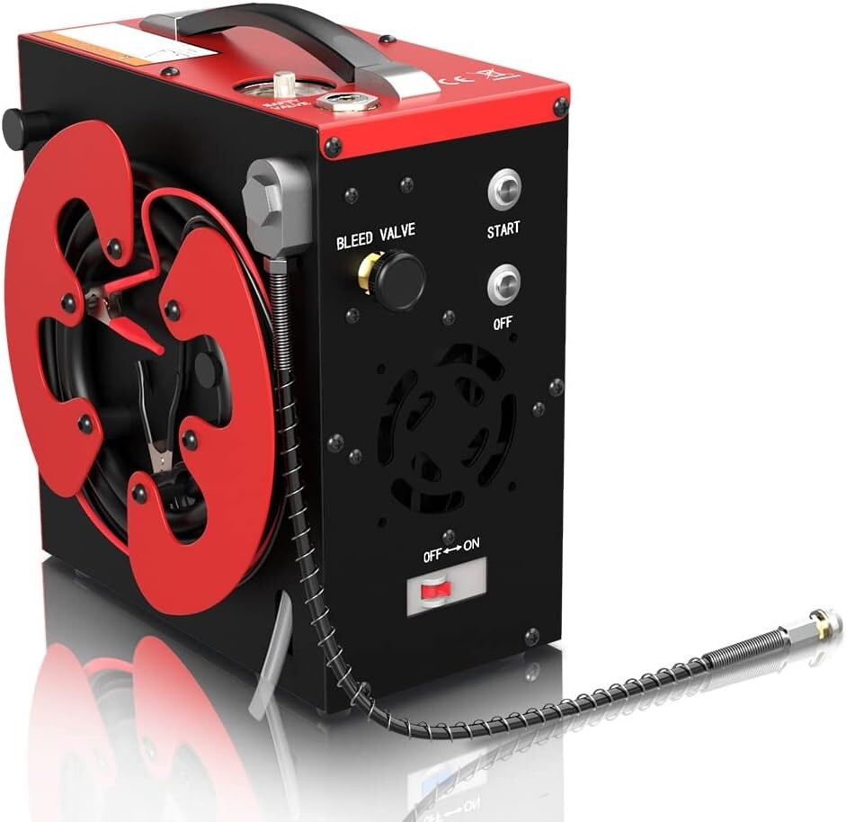 Efficient Oil-Free PCP Air Compressor with Built-in Water Separator, 4500Psi