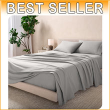 Load image into Gallery viewer, Luxuriously Soft 100% Cotton Flannel Queen Sheet Set - Deep Pocket Light Grey