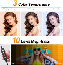 Load image into Gallery viewer, Complete Selfie Kit: 12" Ring Light with Tripod, Phone Holder &amp; Wireless Remote