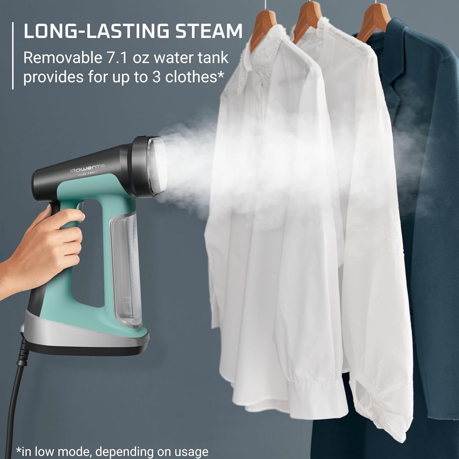 XL Soleplate Handheld Steamer & Iron - Effortless Vertical Steaming & Ironing