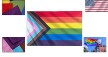 Load image into Gallery viewer, Heavy-Duty 6x10 ft Pride Flag – Vibrant Rainbow LGBTQ Banner for All Occasions