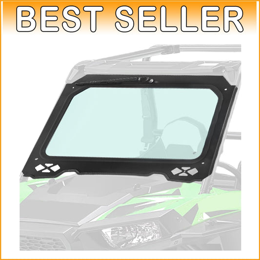 Enhanced Visibility Full Windshield & Wiper for 2014-2018 Polaris RZR XP Turbo