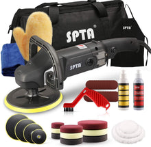 Load image into Gallery viewer, Heavy-Duty 7 Inch Rotary Polisher with 1200W Motor &amp; Multipurpose Polishing Pads
