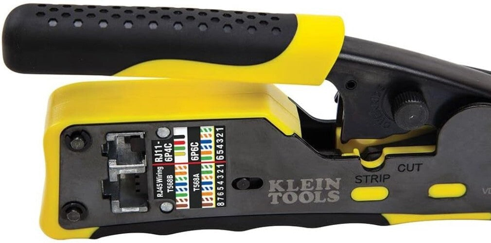 Efficient Modular Data Cable Tool: Crimper, Wire Stripper & Cutter Combo