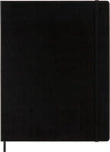 Load image into Gallery viewer, Versatile XXL Black Notebook with Rounded Corners &amp; Expandable Pocket - 8.5x11