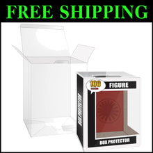 Load image into Gallery viewer, Thick Plastic 100 Pack Funko Pop Protectors - Ideal for Collectible Display