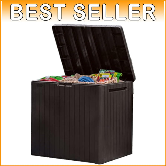 Elegant 30-Gallon Side Table & Storage Box - Perfect for Patio Accessory Storage