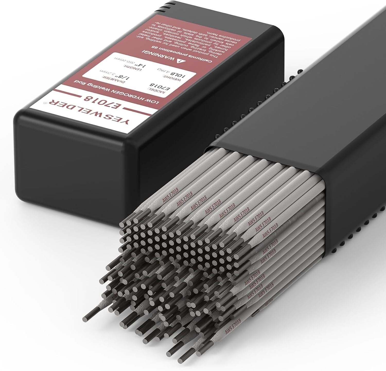 10LB E7018 1/8'' Stick Electrodes - All Position, Low Spatter Welding Solution