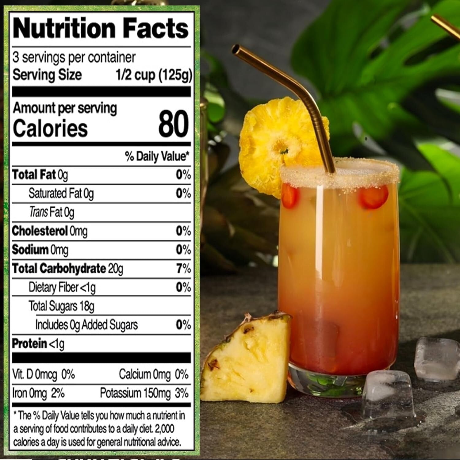 Delicious Organic Pineapple Slices - Sweet, Fresh & Sustainably Sourced, 15oz