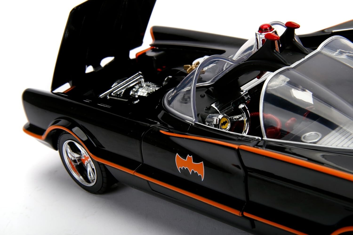 Die-cast Batmobile Vehicle and 3" Batman & Robin Figurines - Collector's Edition