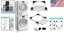 Load image into Gallery viewer, Innovative Washer Dryer Stacking Kit with Ratchet Strap and Pull-Out Drying Rack
