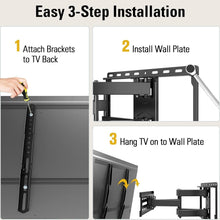 Load image into Gallery viewer, Universal TV Mount for 32-65" TVs - Heavy-Duty, Articulating, 99lbs Capacity