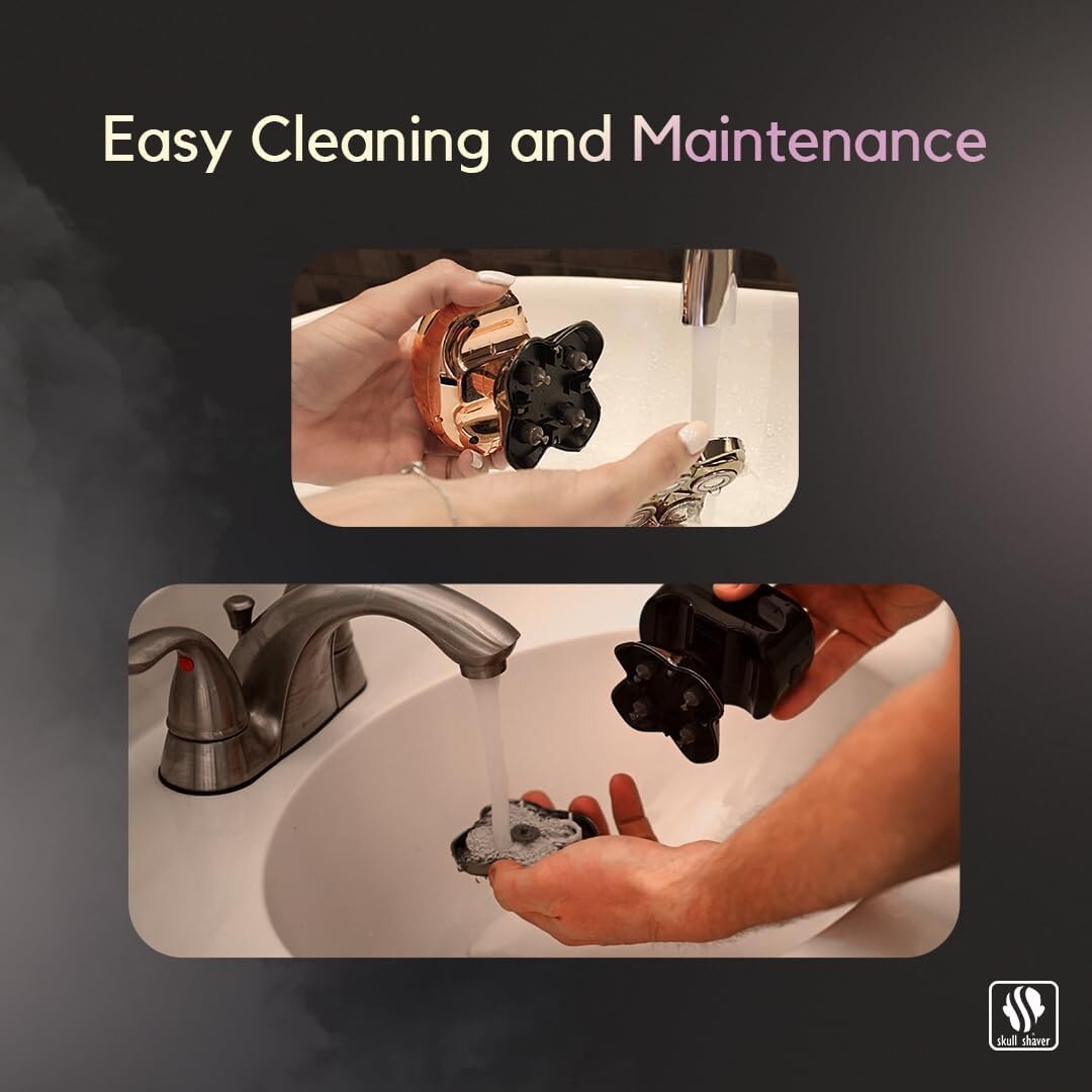 Efficient Replacement Shaver Head - Flexible Blades for Perfect Shaving Contours