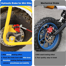 Load image into Gallery viewer, Mini Bike Hydraulic Brake System Assembly with Enhanced Clamping Power &amp; Hose