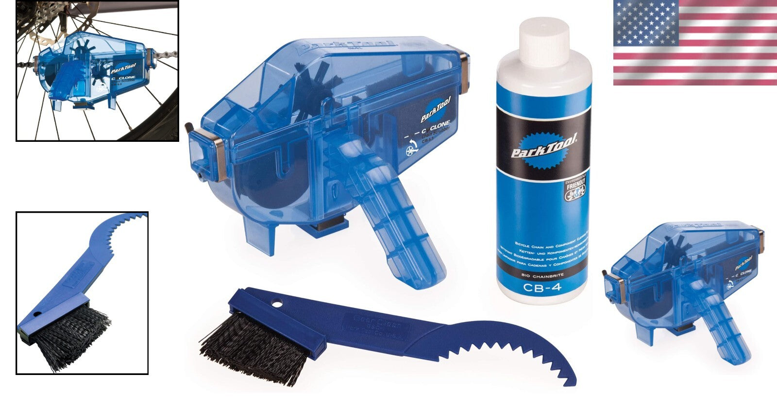 All-in-One Chaingang Cleaning Kit: Safe for Alloy, Carbon Fiber & Plastics