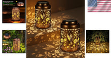 Load image into Gallery viewer, Waterproof Solar Lanterns - Hummingbird Hanging Lights for Garden Gifts 2PK