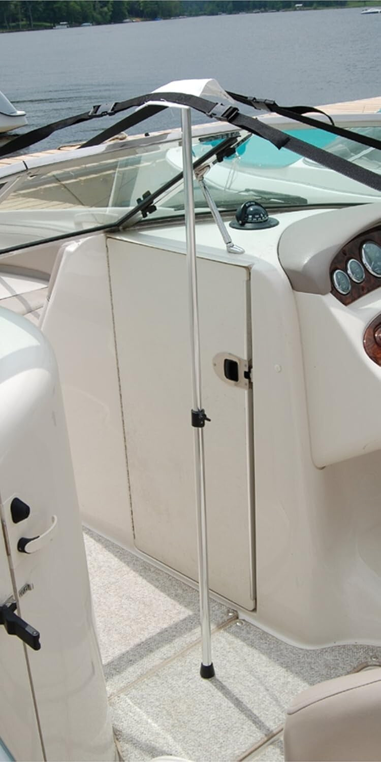 Effortless Water Pooling Prevention with 24"-48" Adjustable Boat Cover Support