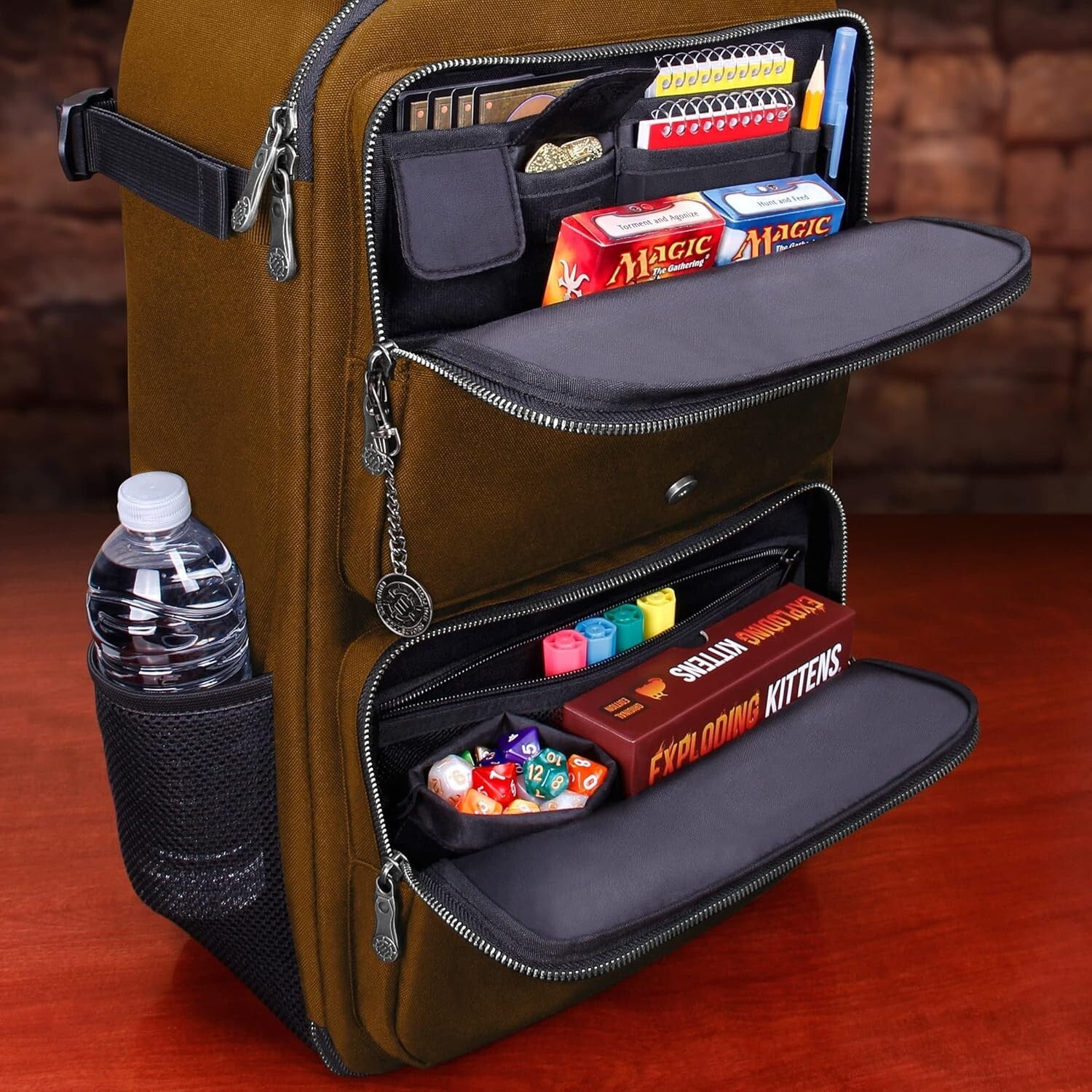 Reinforced MTG Backpack for Card Games - Stylish and Functional Travel Solution