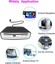 Load image into Gallery viewer, Versatile USB CD Player for Cars, Laptops, and TVs - Multiple Format Support