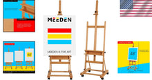 Load image into Gallery viewer, Adjustable H-Frame Easel with Tilt and Wheels - Ideal for Canvas Art up to 48"