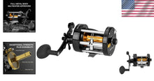 Load image into Gallery viewer, Lightweight Right-Handed Baitcasting Reel - Perfect for Salmon &amp; Inshore Fishing
