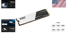 Load image into Gallery viewer, Ultra-Fast 1TB NVMe SSD CRAS C910 with Heatsink - Ideal for Gamers &amp; Creators