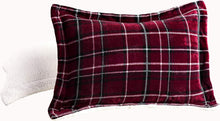 Load image into Gallery viewer, Luxurious King/Cal King Plaid Micro-Suede Comforter Set - Reversible 3-Piece