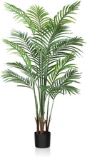 Load image into Gallery viewer, Sturdy 5Ft Faux Dypsis Lutescens Palm - Maintenance Free Home Office Decor