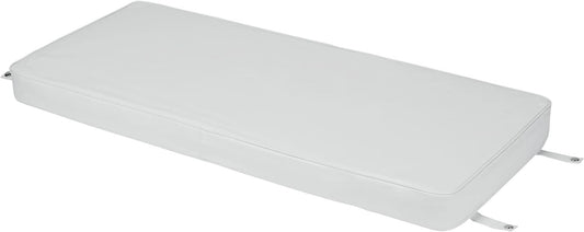 Heavy-Duty 94 Qt Marine White Rear Seat Cushion - Vehicle Specific Fit