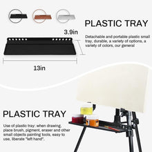 Load image into Gallery viewer, Lightweight 61-Inch Adjustable Easel for Paint Canvases with Tray Included