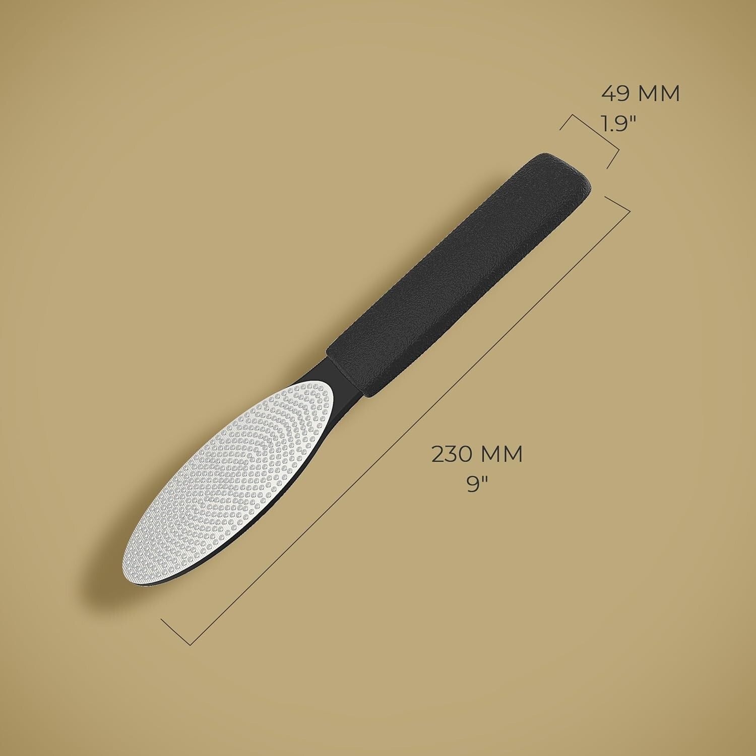 Luxury Diamond Foot Buffer - Medium Grit Rasp for Average Calluses & Maintenance