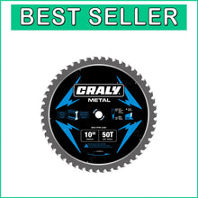Load image into Gallery viewer, High Density 10-Inch 50 Teeth Circular Saw Blade for Angle Iron &amp; EMT Conduit