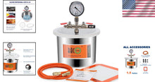 Load image into Gallery viewer, Professional 1.5 Gallon Vacuum Chamber with Transparent Lid for Quality Finish