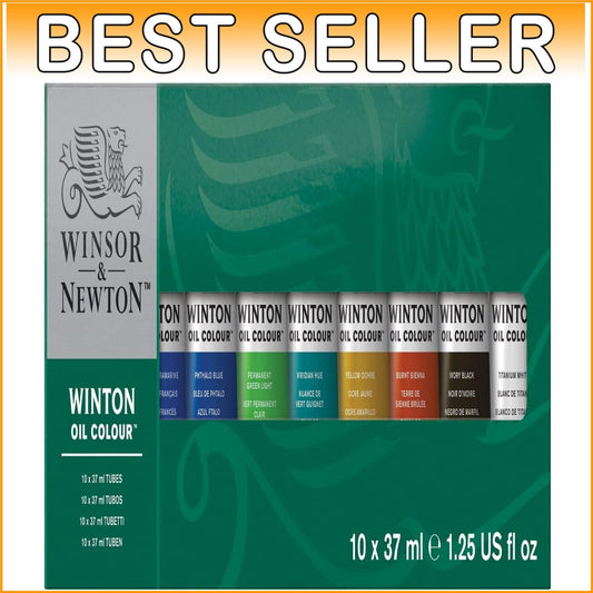 Winton Oil Paints - 10 x 1.25oz Bottles for Creative Expression, Great Coverage