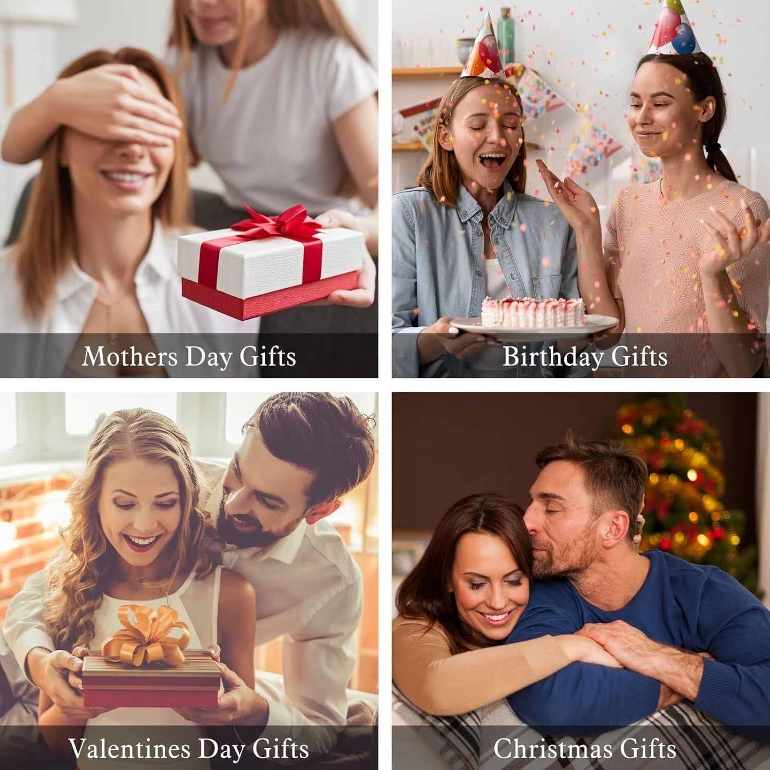 Elegant 925 Sterling Silver Rose Heart Necklace for Women - Gift for Mom & Wife