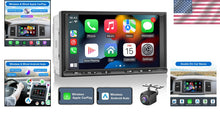 Load image into Gallery viewer, 7-Inch HD Touchscreen Car Stereo with Bluetooth, GPS, Backup Camera - Double Din