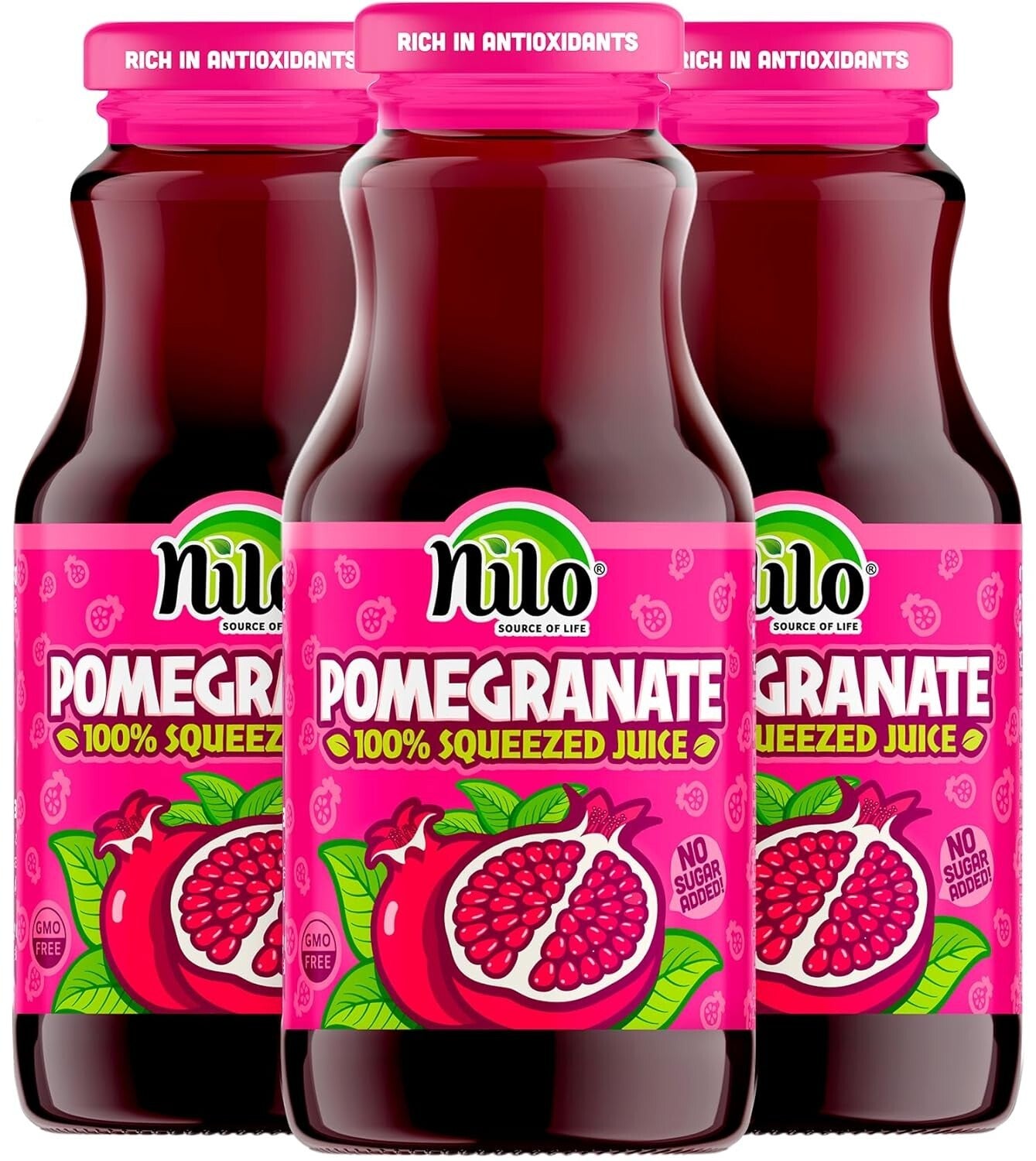 Farm Fresh 100% Pure Pomegranate Juice | 12 Pack, 250ml, not from concentrate