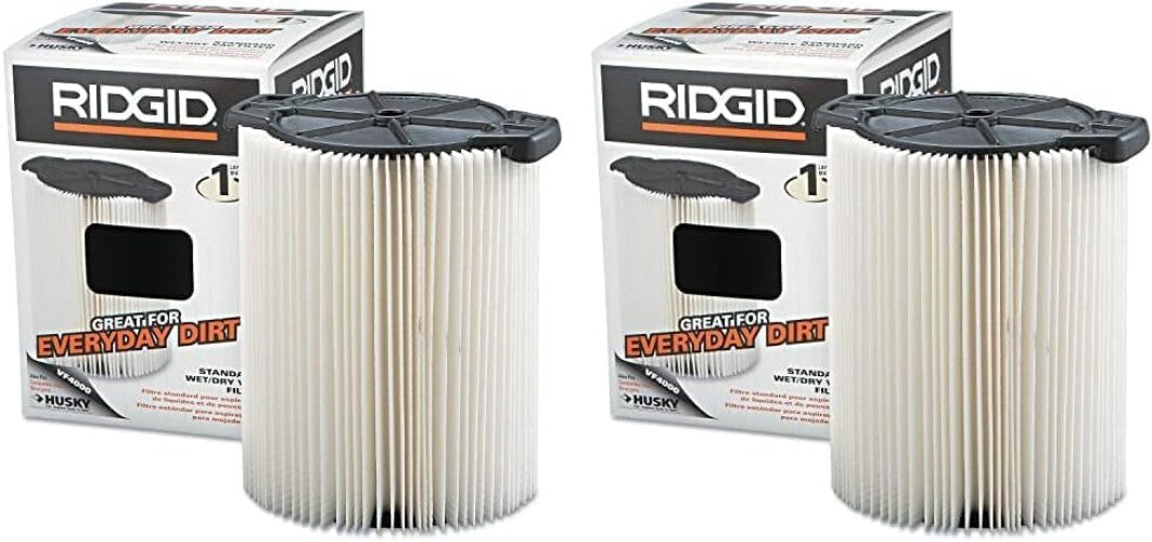 Reusable VF4000 Wet/Dry Vacuum Standard Filters - Extra-Large Surface Area