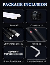 Load image into Gallery viewer, High-Tech Metal Hilt Lightsaber with Detachable Blade - Perfect Gift for Events