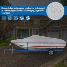 Load image into Gallery viewer, Durable UV Resistant Boat Cover 17'-19' - Fits Fishing, Ski, and Runabout Boats
