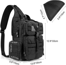 Load image into Gallery viewer, Durable EDC Sling Bag Backpack - Tactical Military Shoulder Bag for Adventures