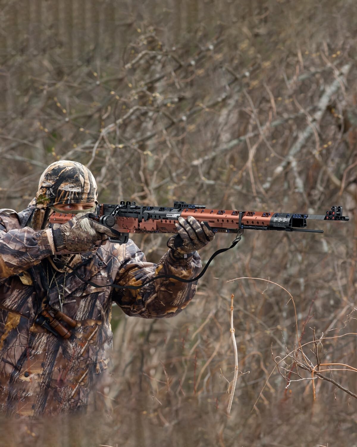 Collectible 1:1 Sniper Gun Building Blocks Set - Creative Military Display